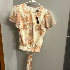 Brand new with tags Express blouse size small floral print
